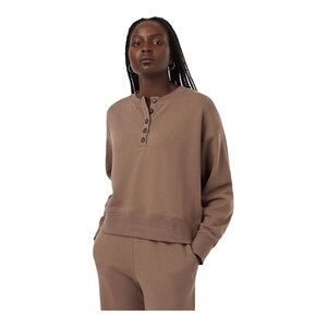 TEN TREE | tree terry Henley sweatshirt | size large